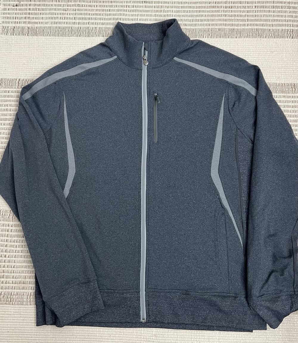 Lululemon Men’s Full Zip Jacket XXL Gray Athletic Running Training Lightweight